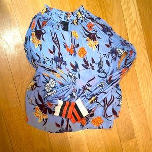 Belle Veré floral sheer top